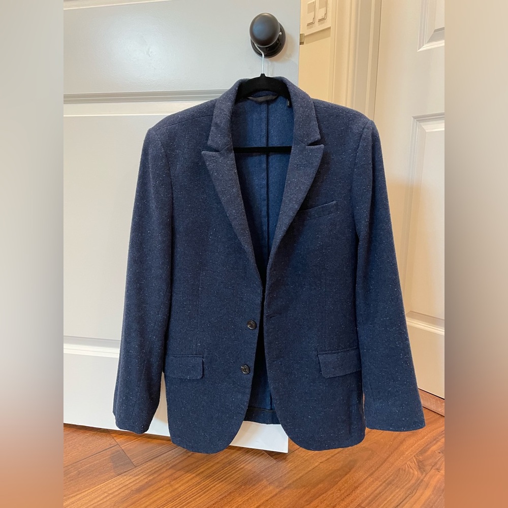 Men’s Blue Wool Blazer - Scotch & Soda